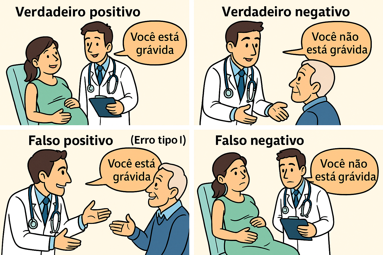 Ilustração de Teste de Hipótese